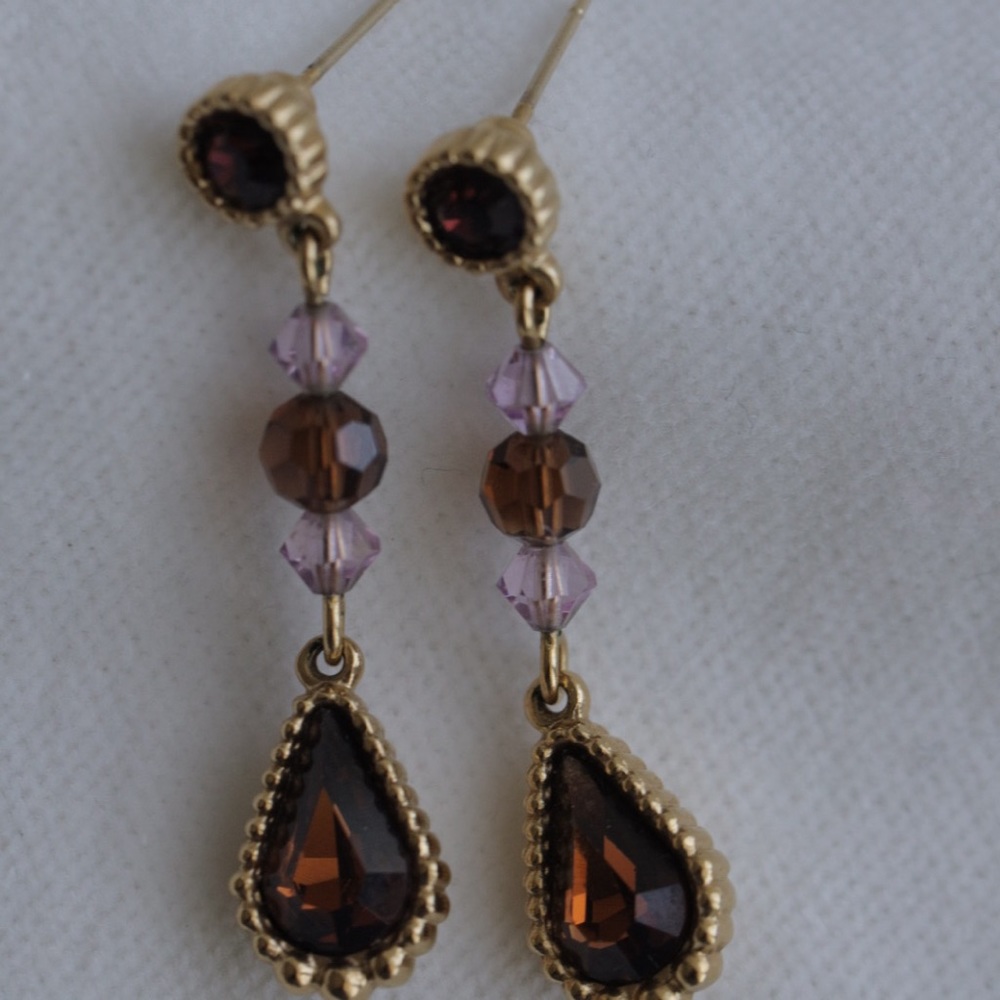 Swarovski Crystal Hanging Earrings